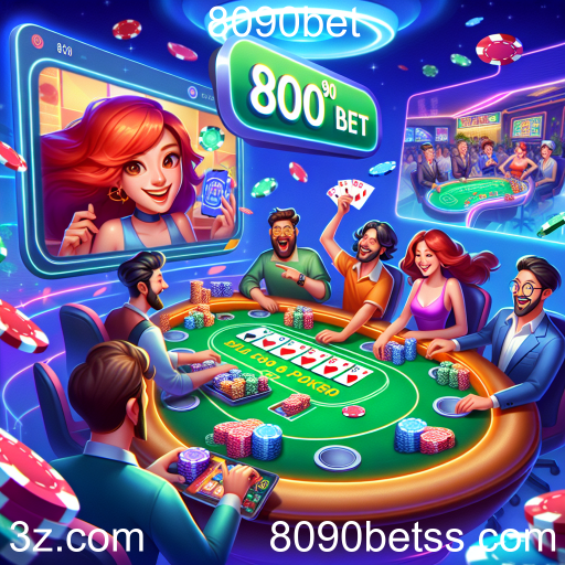 A Emoção do Poker Online no 8090bet